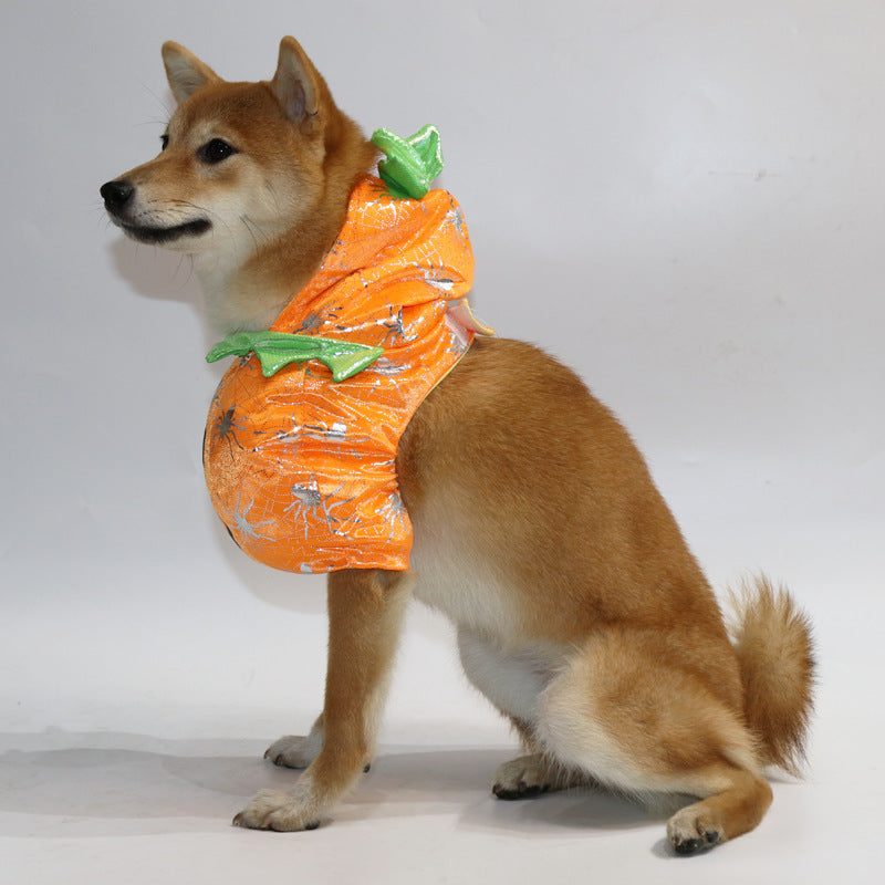 Pet Halloween Pumpkin Costumes Small Medium-Sized Dog Costumes