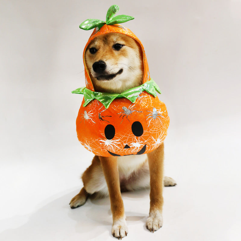 Pet Halloween Pumpkin Costumes Small Medium-Sized Dog Costumes