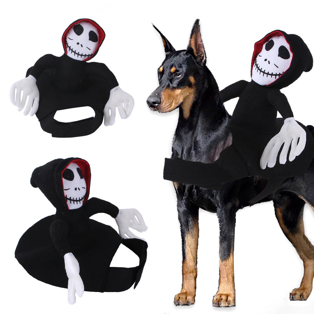 Pet Cosplay Dog Cat Riding Clothes