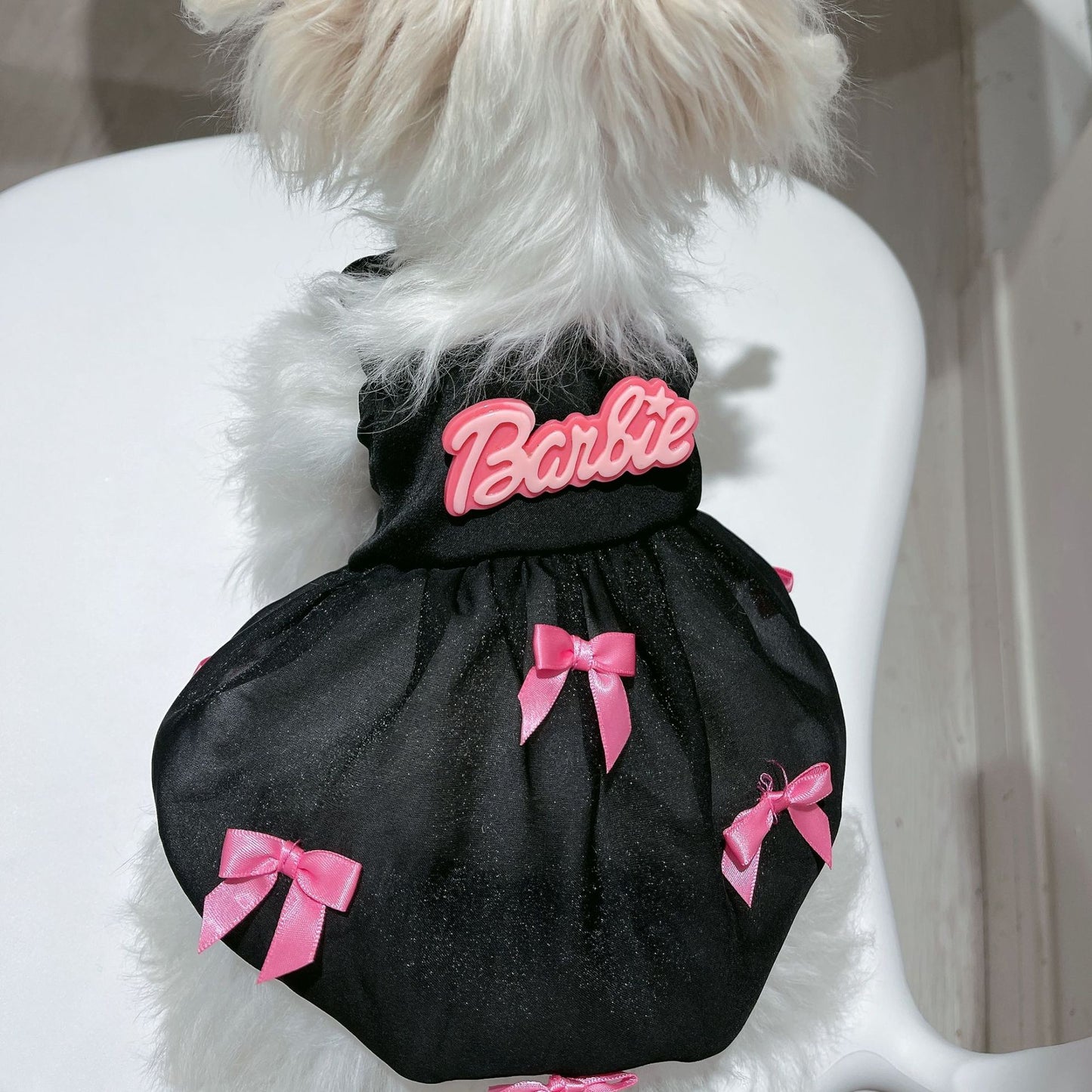 Barbie Bow Bubble Poodle Maltese Pet Dog Cat Skirt