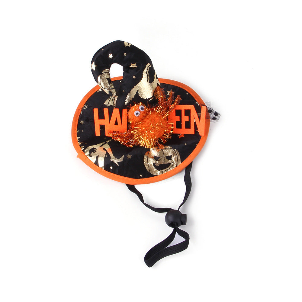 Halloween Pet Bibs Hats Cute Cat Glasses Dog Outfits