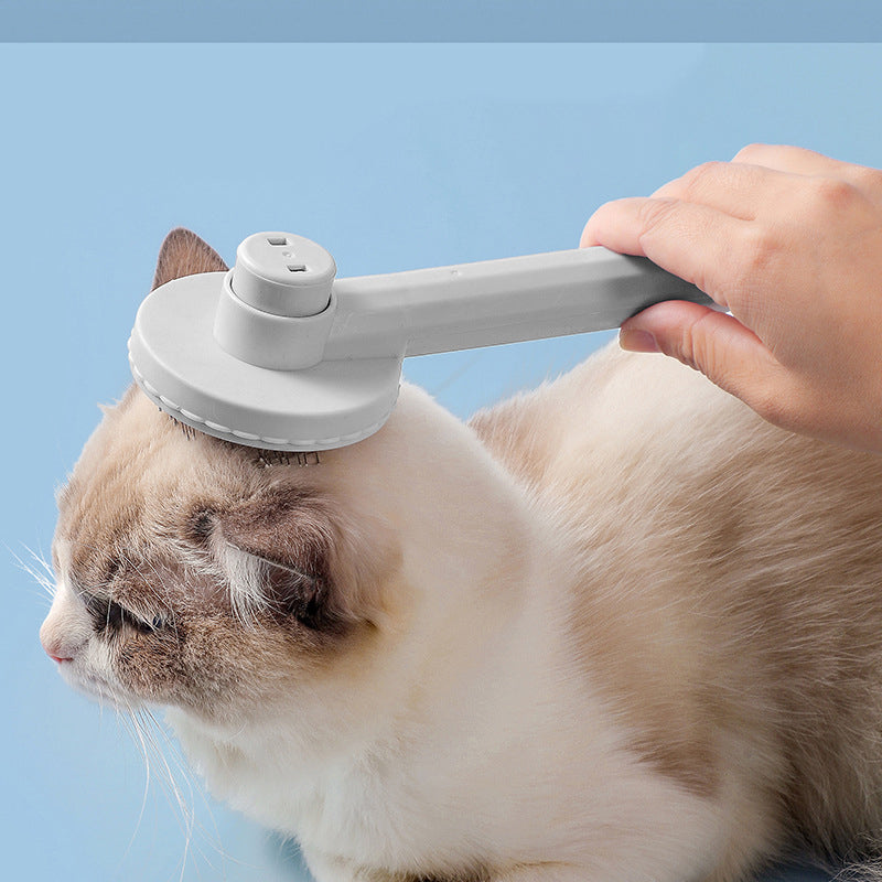 Pet Hair Removal Comb Dog Brush Cat Cleaning Self-Cleaning Needle Massage Comb