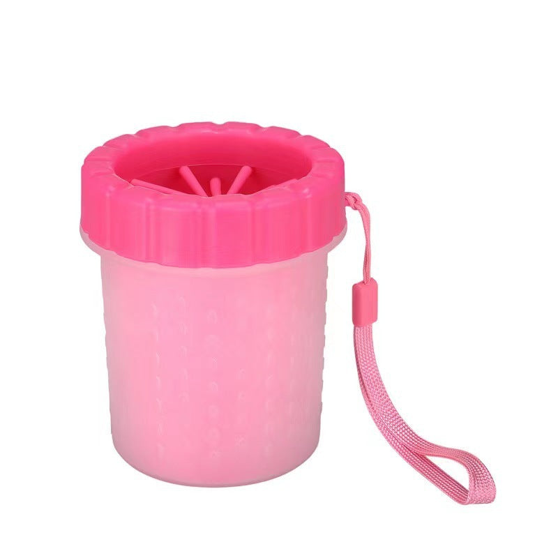 Pet Foot Wash Cup Dog Bath Beauty Clean Wipe