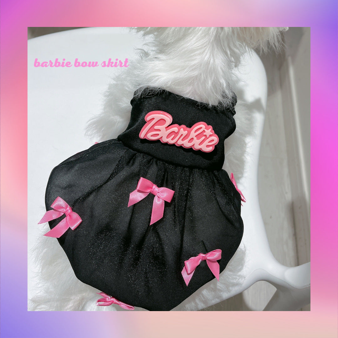 Barbie Bow Bubble Poodle Maltese Pet Dog Cat Skirt